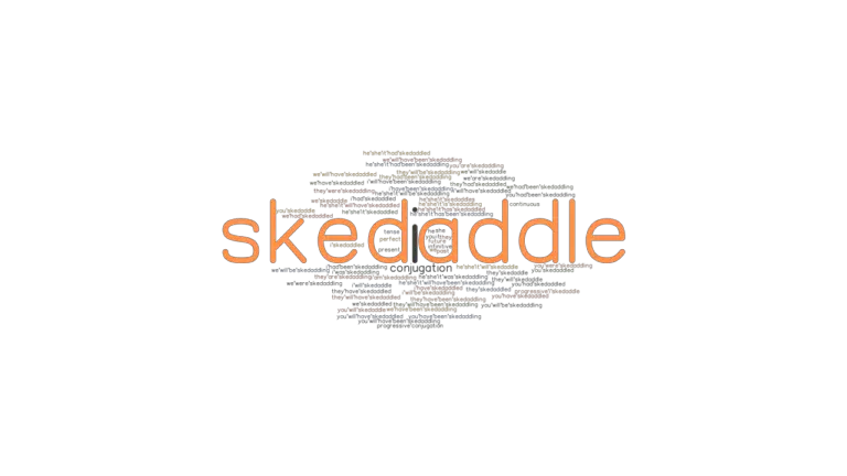 definition skedaddle