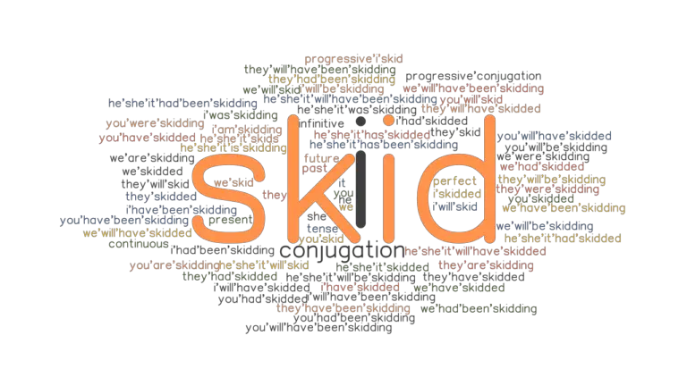 skid-past-tense-verb-forms-conjugate-skid-grammartop