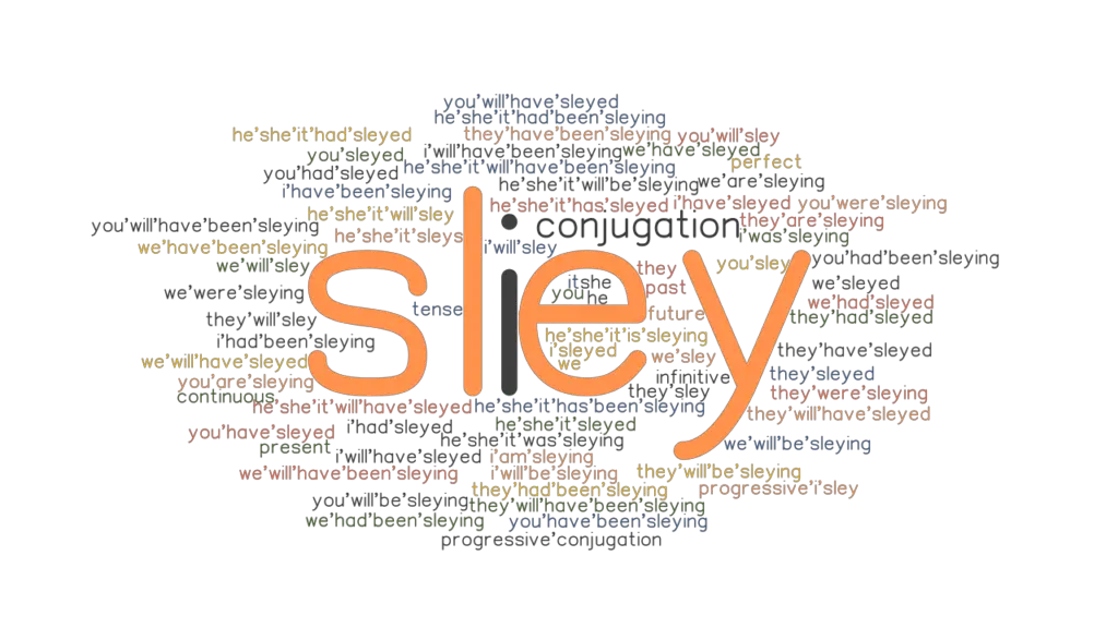 Sley Past Tense: Verb Forms, Conjugate SLEY - GrammarTOP.com