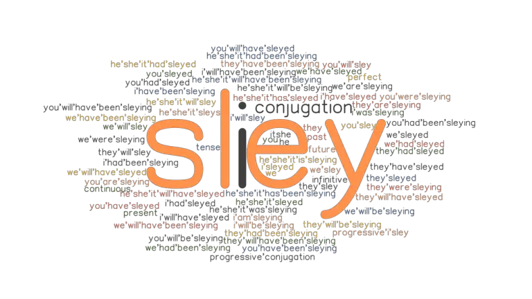 Sley Past Tense: Verb Forms, Conjugate SLEY - GrammarTOP.com