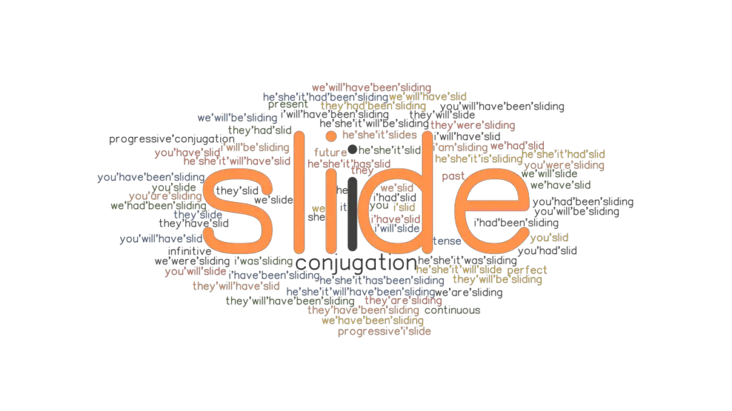 slide-past-tense-verb-forms-conjugate-slide-grammartop