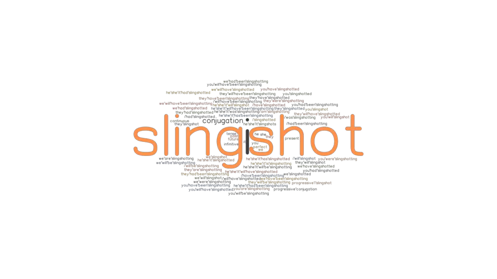 Slingshot Past Tense Verb Forms, Conjugate SLINGSHOT