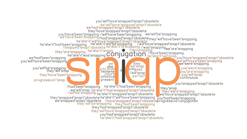 Snap Past Tense Verb Forms, Conjugate SNAP
