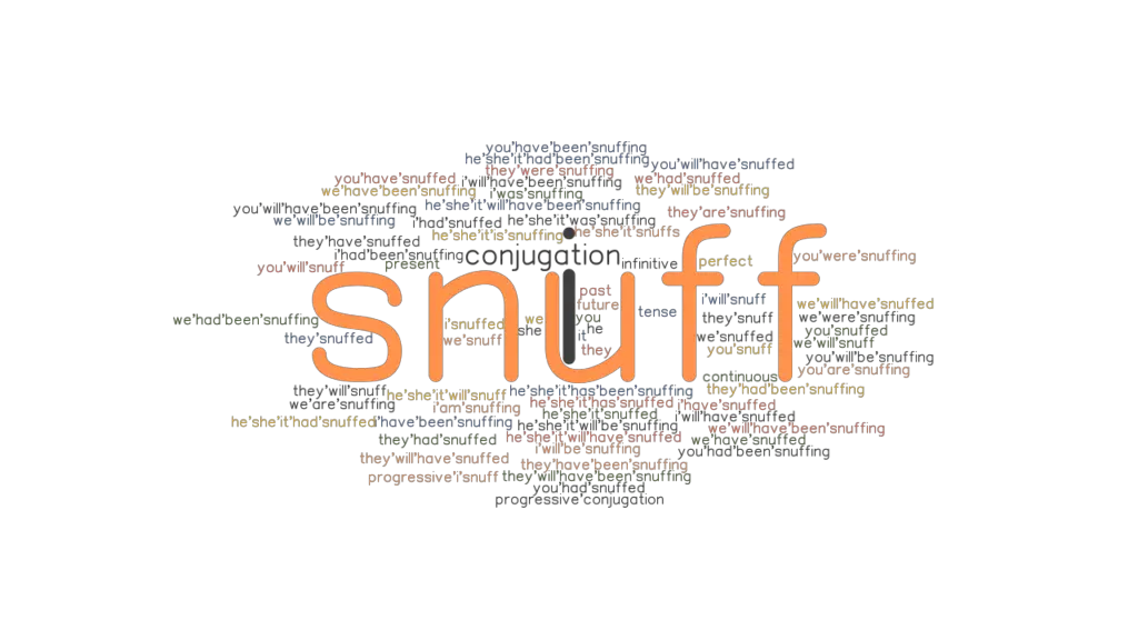 Snuff Past Tense Verb Forms, Conjugate SNUFF