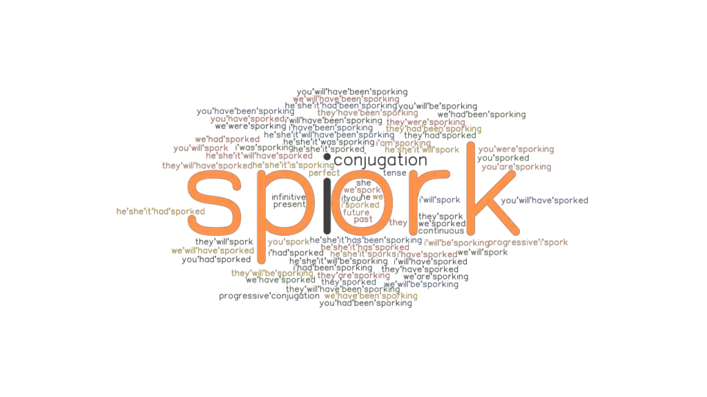 Spork Past Tense Verb Forms, Conjugate SPORK