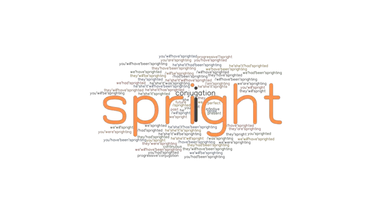 Spright Past Tense: Verb Forms, Conjugate SPRIGHT - GrammarTOP.com