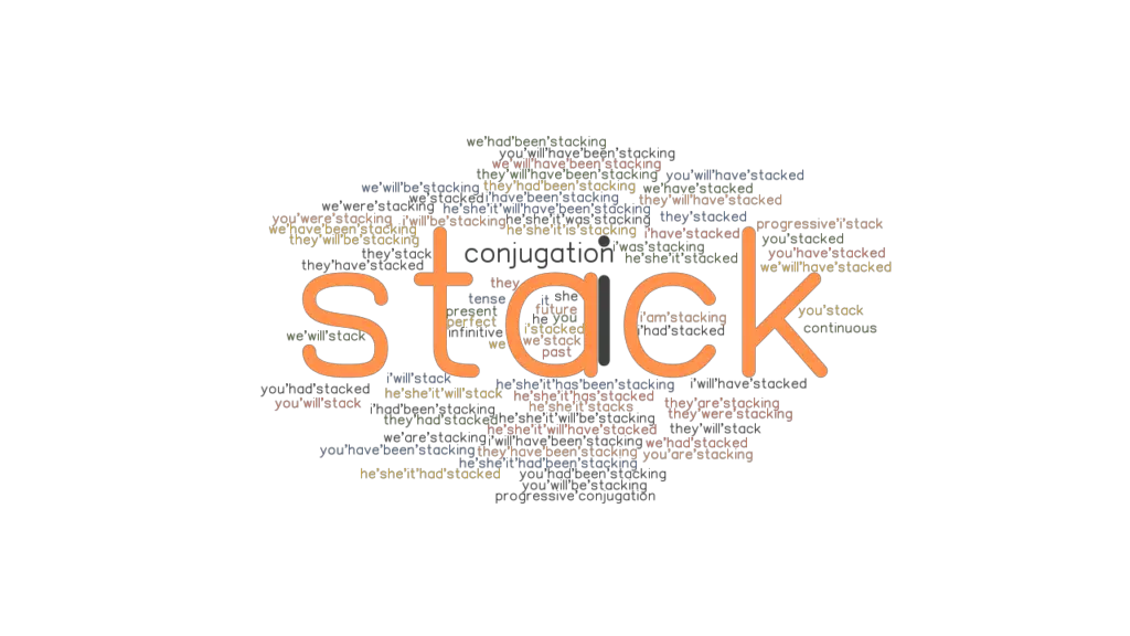 Stack Past Tense Verb Forms, Conjugate STACK