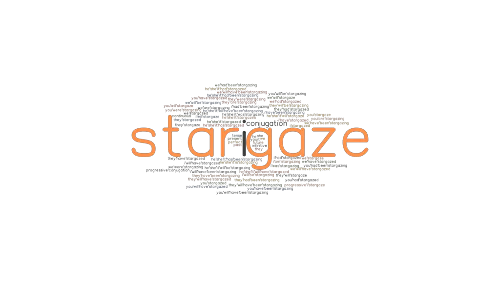 Stargaze Past Tense Verb Forms, Conjugate STARGAZE