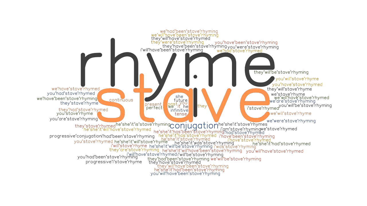 Stave rhyme Past Tense Verb Forms Conjugate STAVE RHYME GrammarTOP