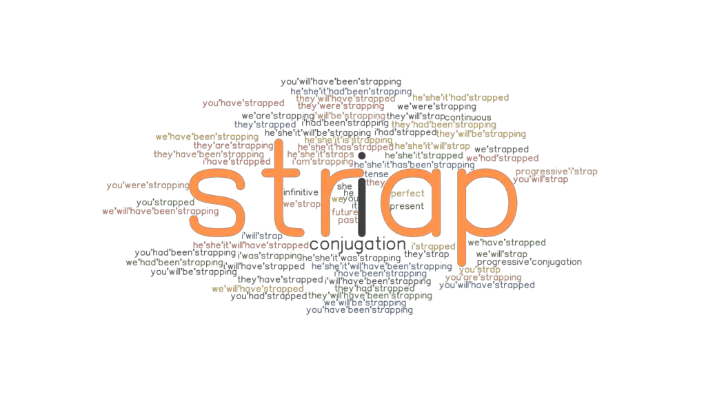 Strap Past Tense Verb Forms, Conjugate STRAP