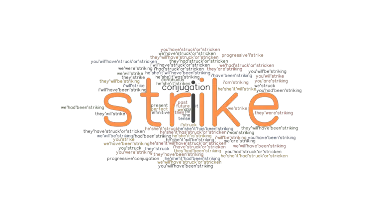 past verb of strike