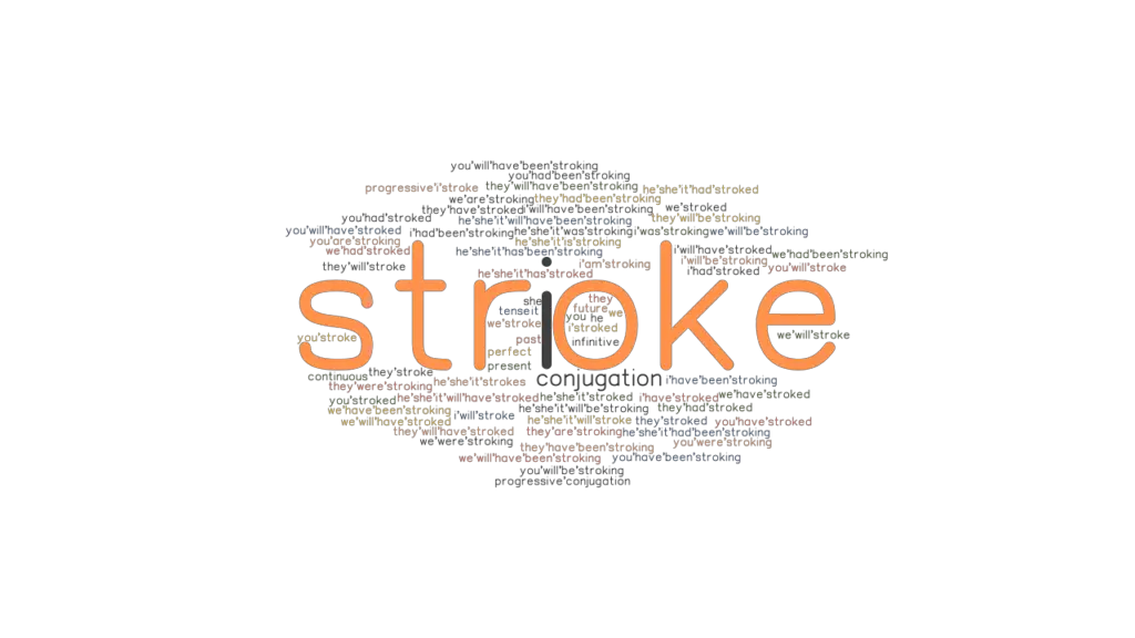 Stroke Past Tense: Verb Forms, Conjugate STROKE - GrammarTOP.com