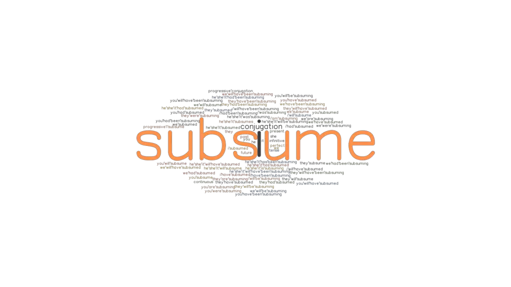 synonym for subsume