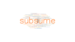 antonym subsume