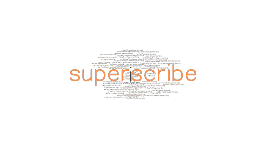 superscribe sentence