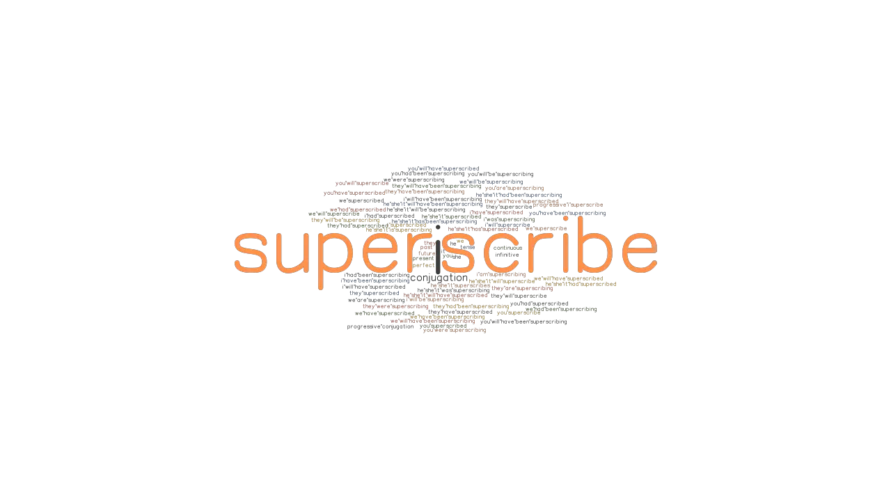 superscribe meaning