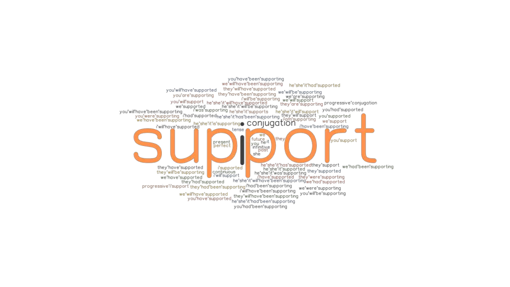 support-past-tense-verb-forms-conjugate-support-grammartop