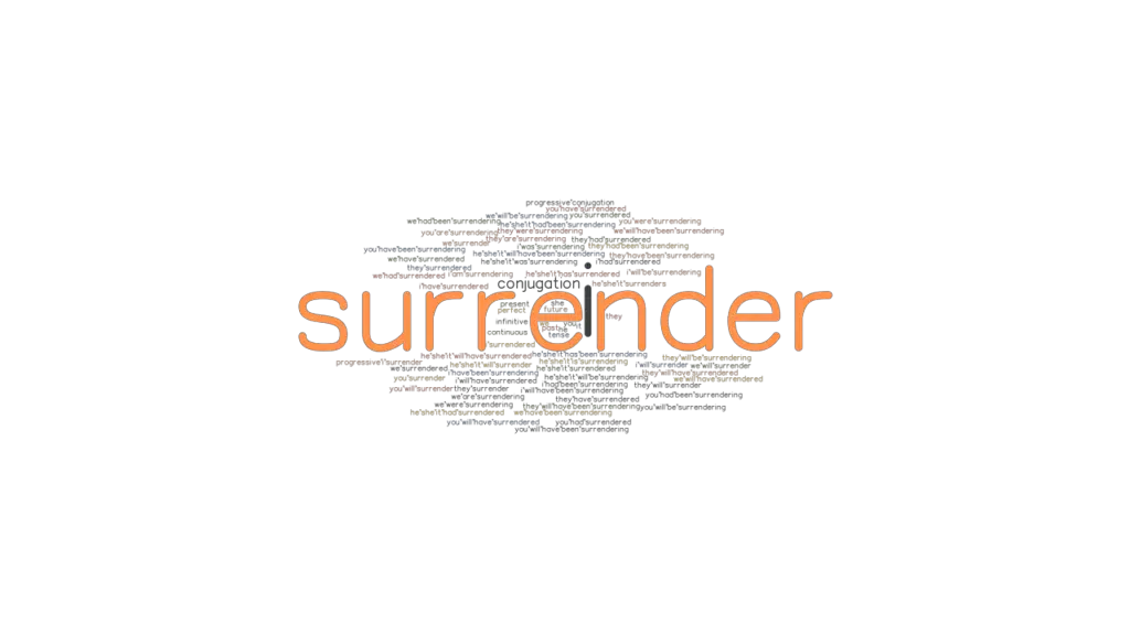 surrender-past-tense-verb-forms-conjugate-surrender-grammartop