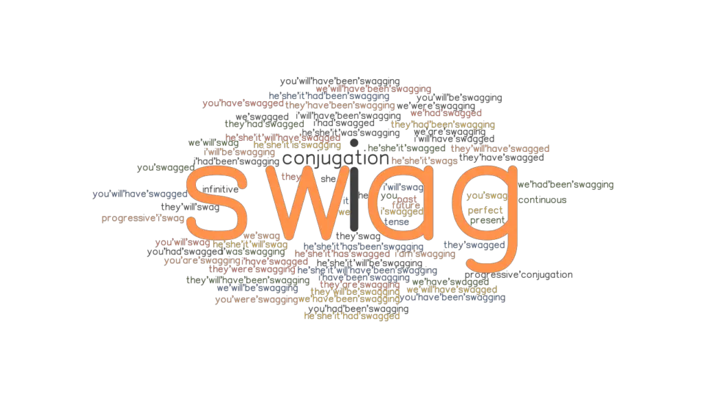 Swag Past Tense Verb Forms, Conjugate SWAG