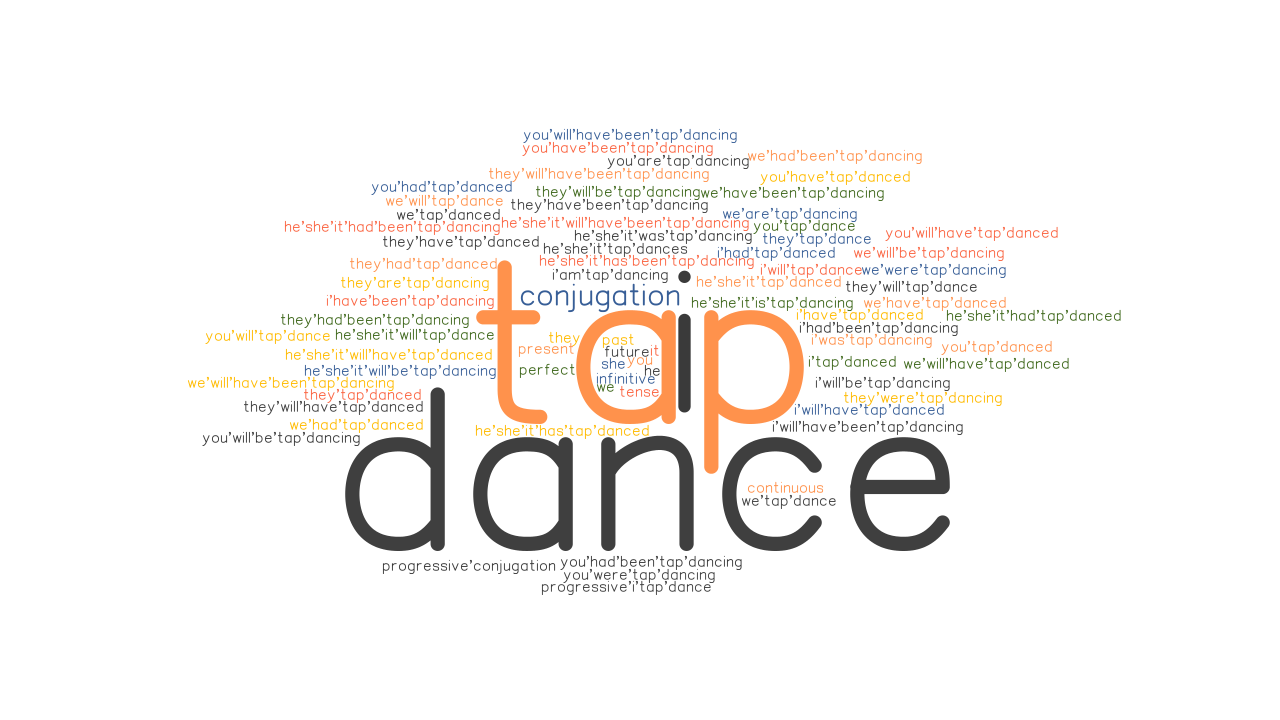 Tap dance Past Tense Verb Forms Conjugate TAP DANCE GrammarTOP