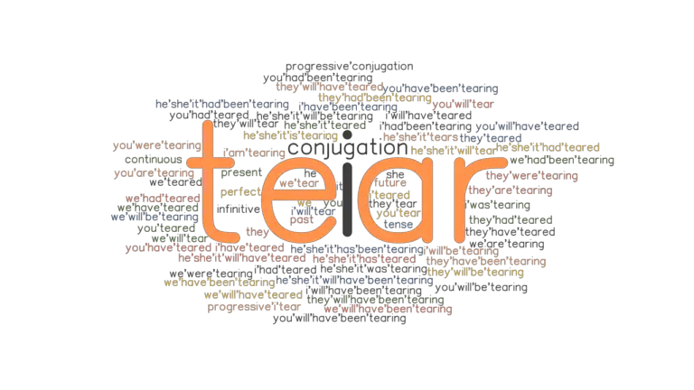 tear-past-tense-verb-forms-conjugate-tear-grammartop