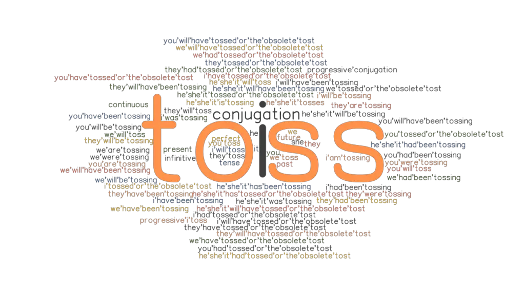 toss-past-tense-verb-forms-conjugate-toss-grammartop