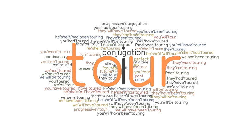 the tour verb