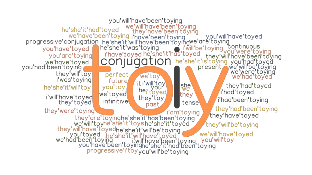 Toy Past Tense Verb Forms, Conjugate TOY