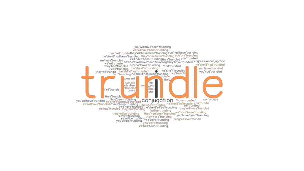 Trundle Past Tense Verb Forms, Conjugate TRUNDLE