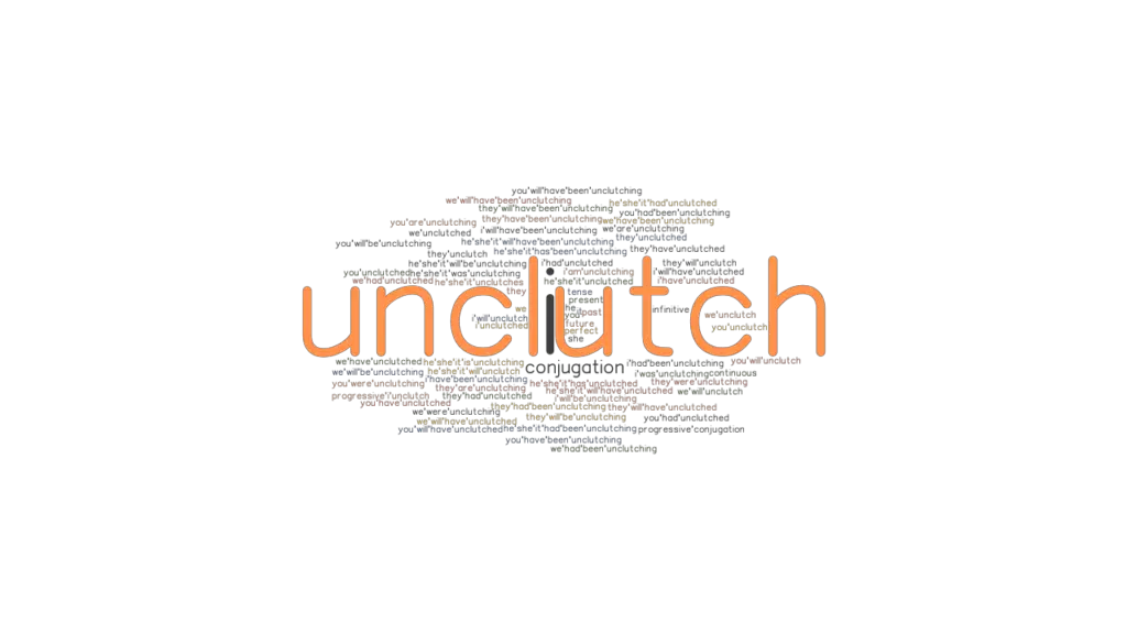 Unclutch Past Tense Verb Forms, Conjugate UNCLUTCH