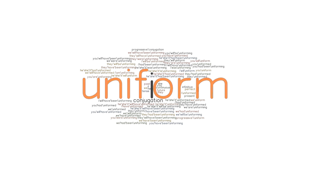 Uniform Past Tense Verb Forms, Conjugate UNIFORM