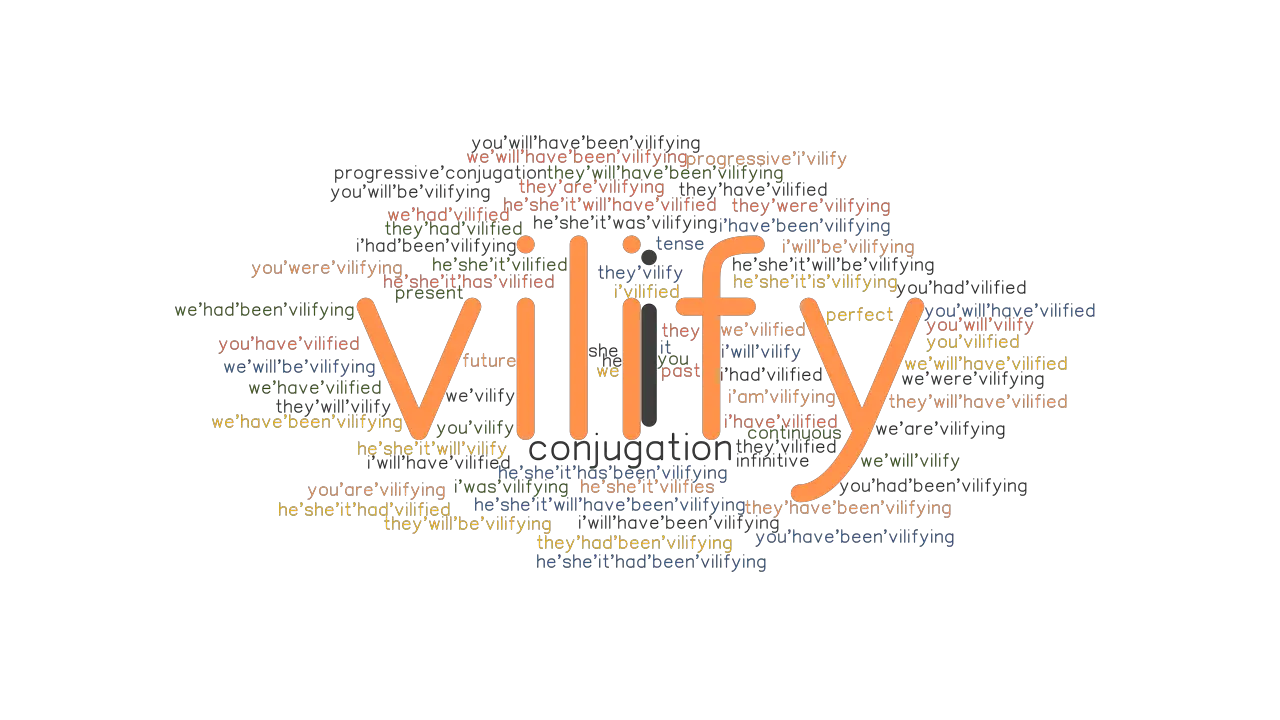 vilify sentence examples