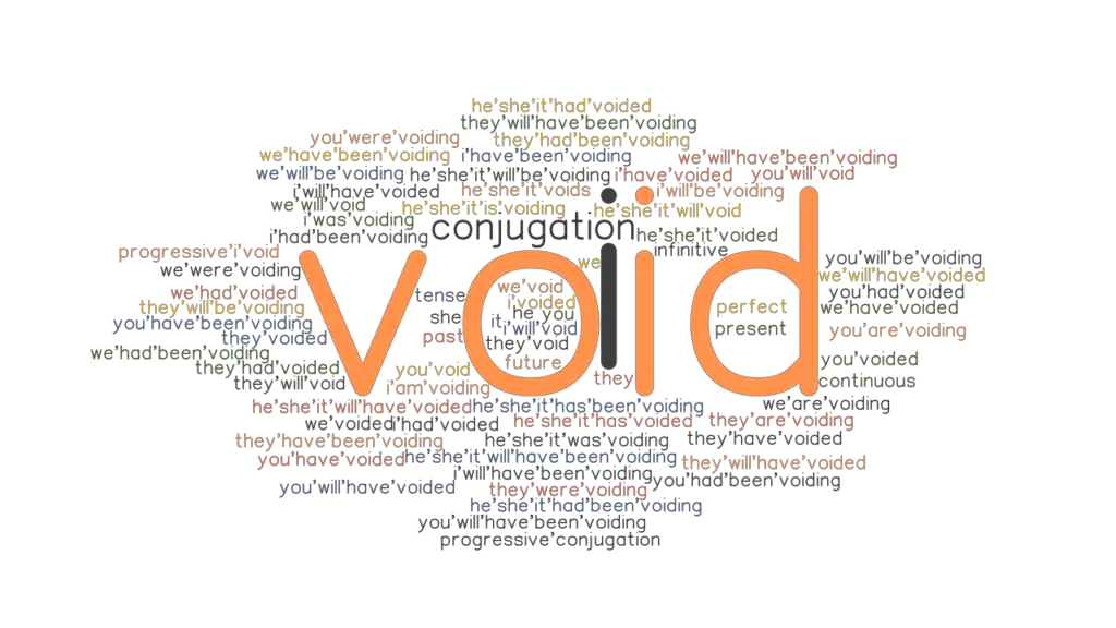 Sentence With Void As A Verb