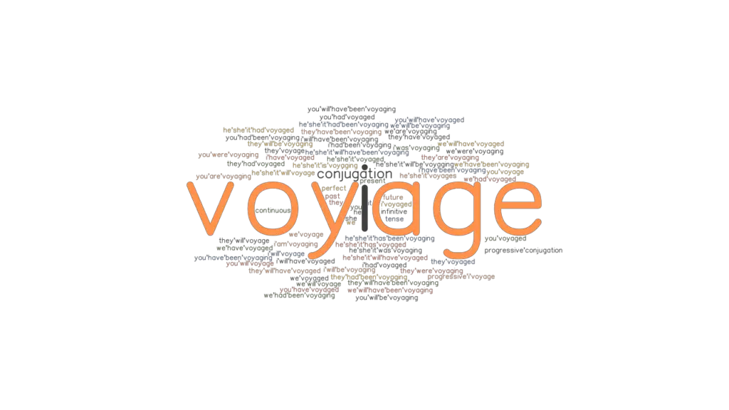 voyage 3 forms of verb