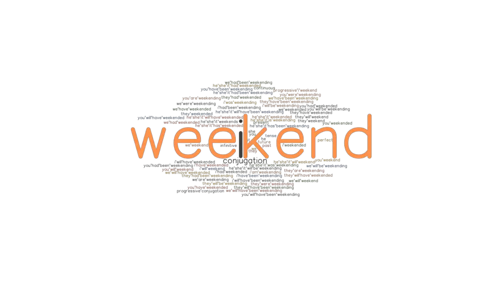 Weekend Past Tense: Verb Forms, Conjugate WEEKEND - GrammarTOP.com