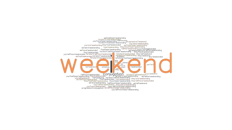 Weekend Past Tense: Verb Forms, Conjugate WEEKEND - GrammarTOP.com