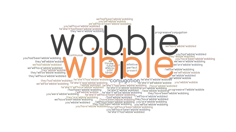 Wibble-wobble Past Tense: Verb Forms, Conjugate WIBBLE-WOBBLE ...