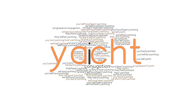 yacht meaning verb